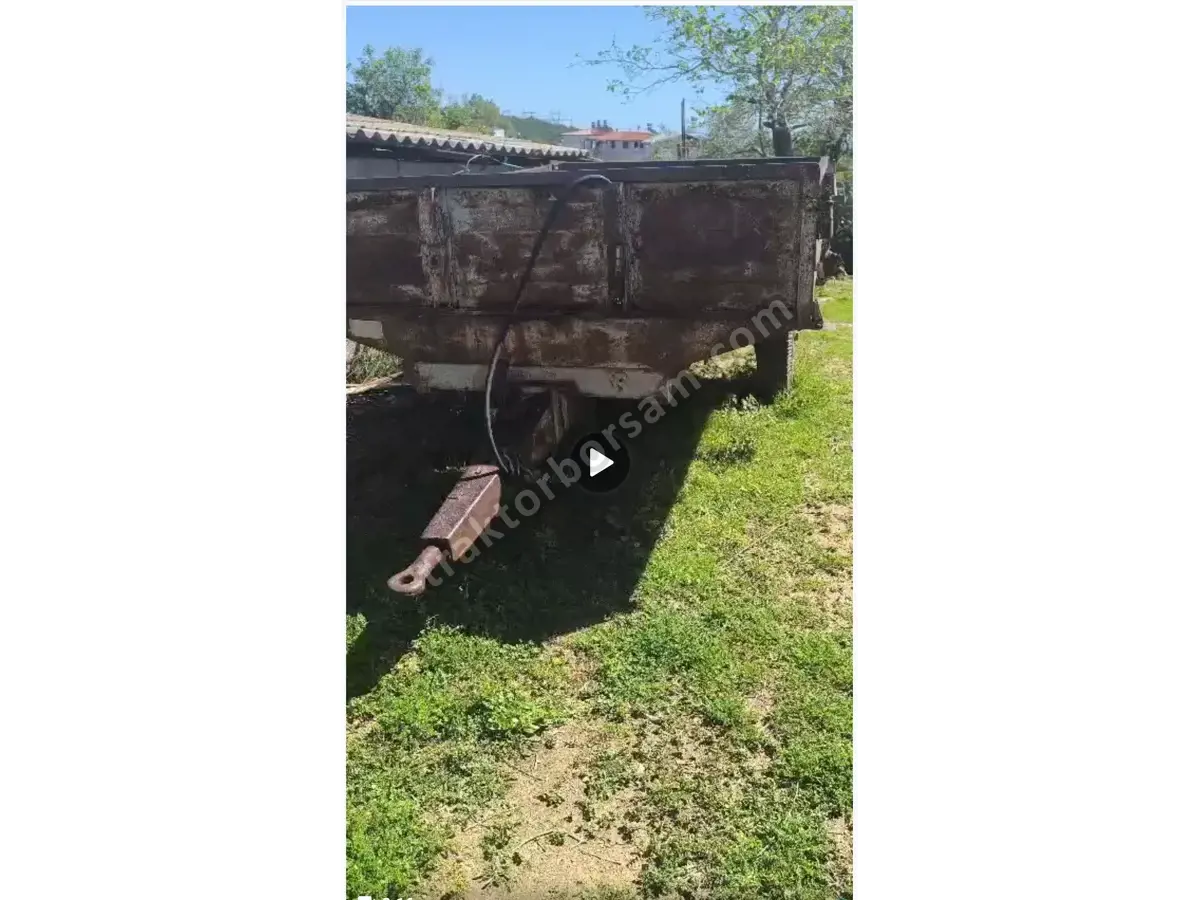 3.5 tonluk damperli römork 